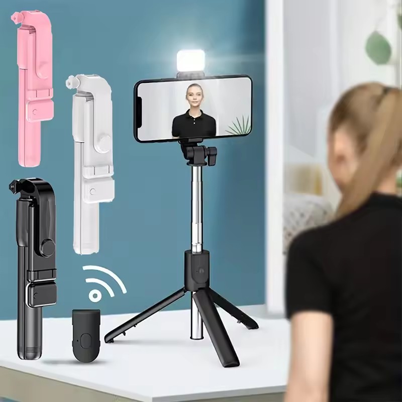 Photography Basics - Trípode inalámbrico con Bluetooth para Selfie,