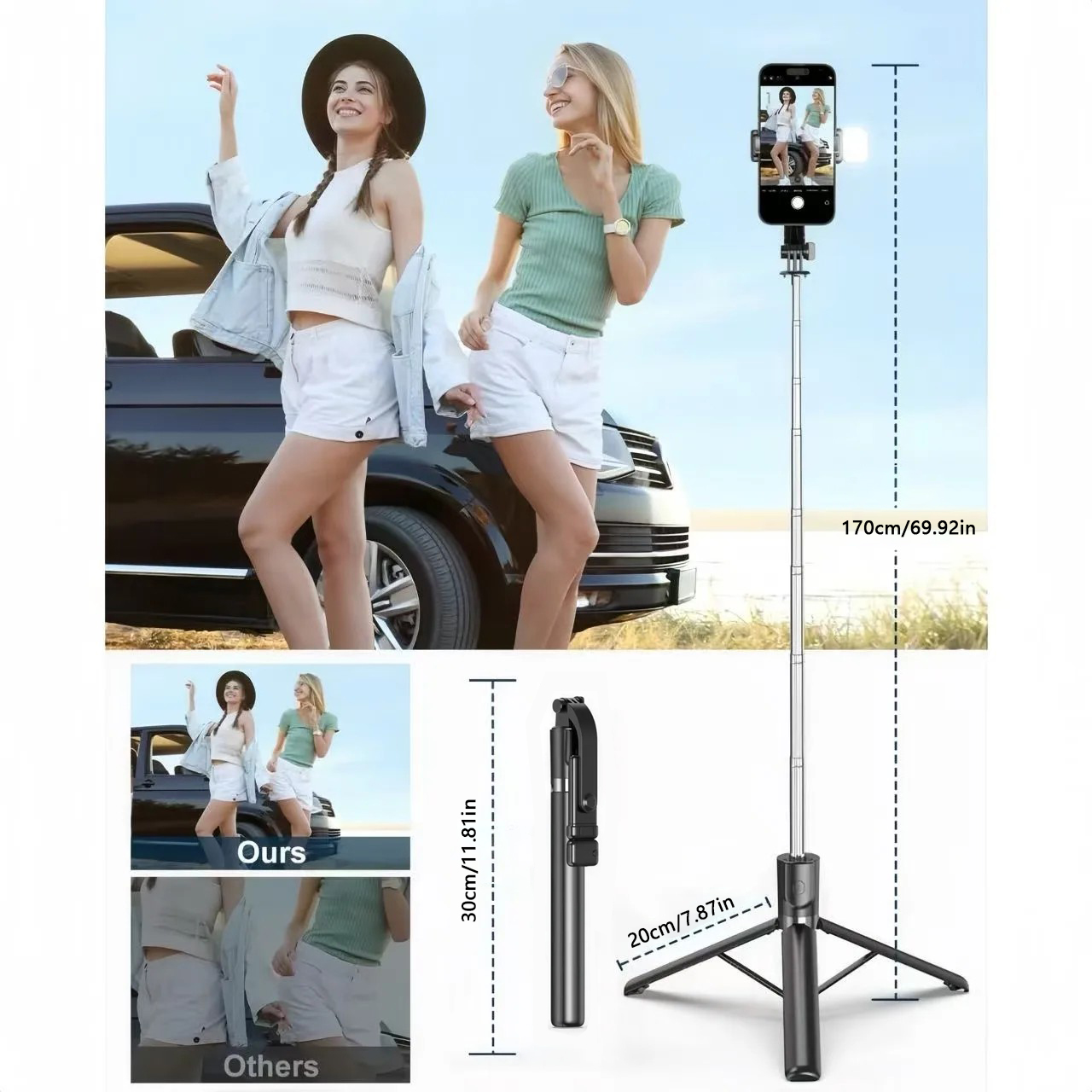 Palo de Selfie inalámbrico de  - Photography Basics reseña y precio